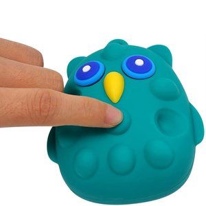 1 Piece of Owl Shape 3D Stress Popit Fidget Ball Assorted